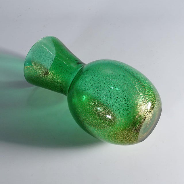 Flavio Poli Vintage Art Glass Vase by Seguso Murano 1950s For Sale - Image 4 of 7