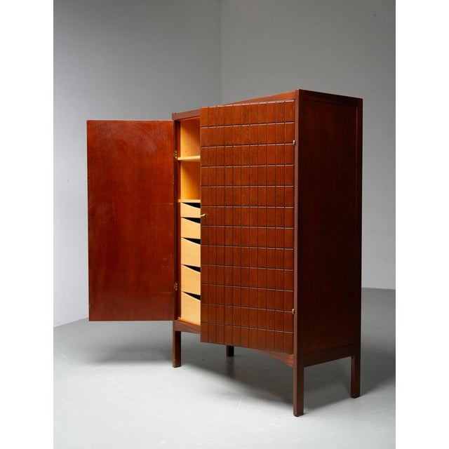 Brown Cabinet by Carl-Axel Acking for Nordiska Kompaniet, Sweden, 1950s For Sale - Image 8 of 16