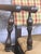 Pair of French Country Style Lounge Chairs W/ Ottomans For Sale - Image 11 of 15