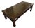 Stunning Vintage Umber Rouge Chinese Incised Coffee Table For Sale