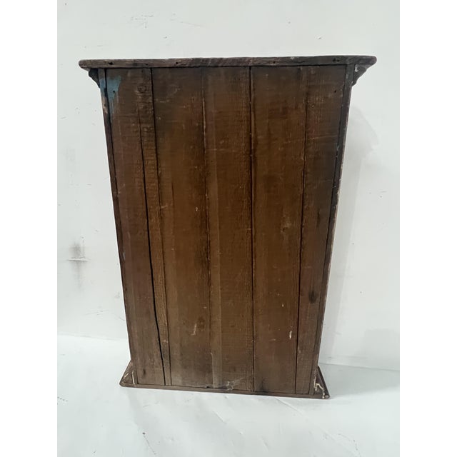 Small Wall-Mounted Display Case with Two Doors For Sale - Image 5 of 8