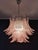 Italian Murano Six-Tier Felci Glass Chandelier with 36 Pink Glasses For Sale - Image 17 of 18