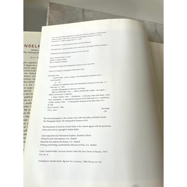 Contemporary Anselm Kiefer Works on Paper in the Metropolitan Museum of Art For Sale - Image 3 of 5