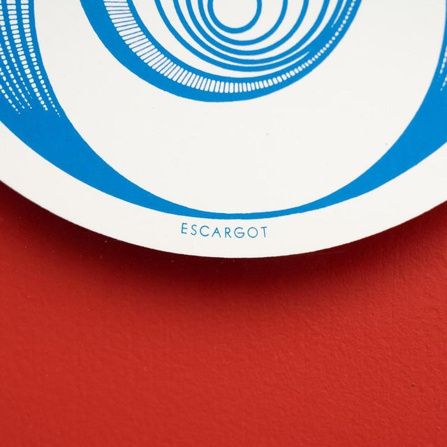 Marcel Duchamp, Escargot Rotorelief Konig Series 133, 1987, Rotorelief For Sale - Image 4 of 13