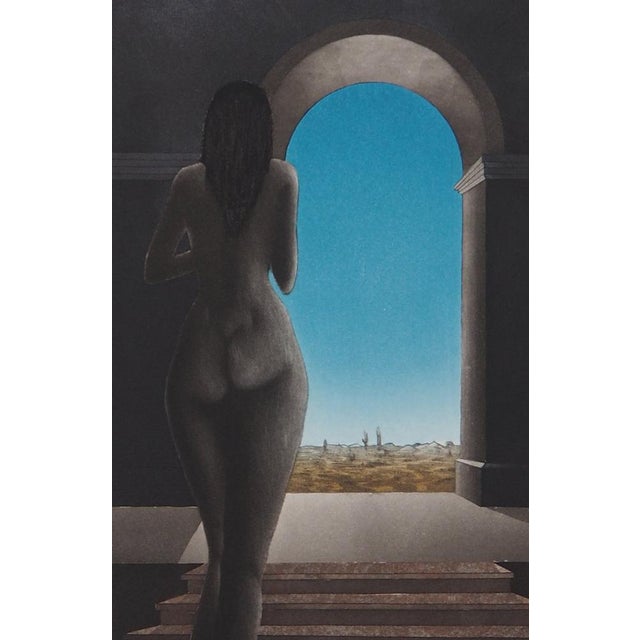 Michel Mathonnat, The Garden of Eden, Original Engraving in Pencil For Sale - Image 3 of 8