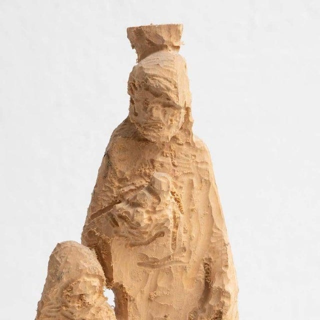 20th Century Traditional Preliminary Sketch Wooden Sculpture For Sale - Image 10 of 12