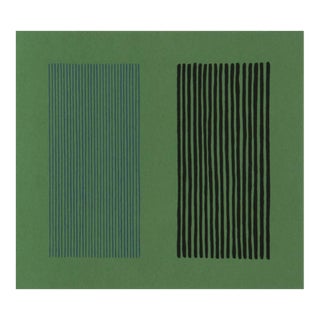 Green Giant, 1980 Signed Lithograph by Gene Davis For Sale