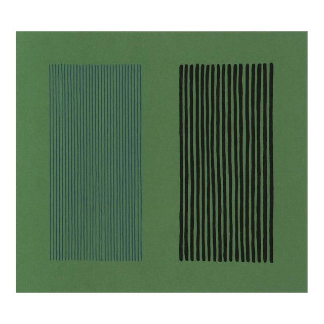 Green Giant, 1980 Signed Lithograph by Gene Davis For Sale