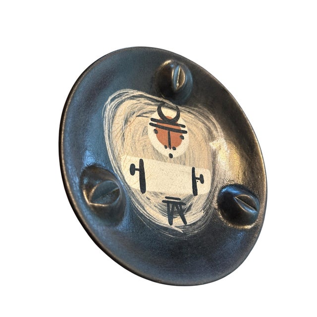 Ceramic Very Rare MCM Richard Saar 1950’s Pottery Catchall Ashtray For Sale - Image 7 of 13