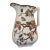 Large Antique Victorian Plum Blossoms Spring Patterned Pitcher, Ewer For Sale