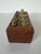 19th Century Antique French Brass Scale Weight Set With Original Wood Box For Sale - Image 9 of 12