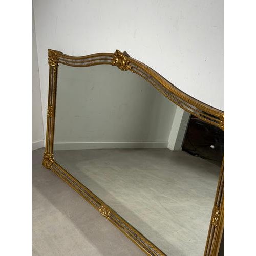 Vintage Wall Mirror with Gilded Frame from Deknudt For Sale - Image 4 of 6