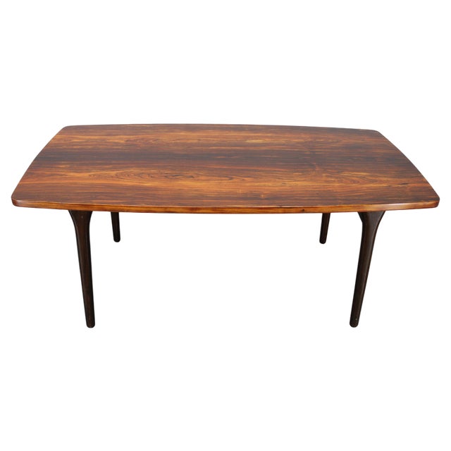 Large Danish Wooden Dining Table, 1960s For Sale