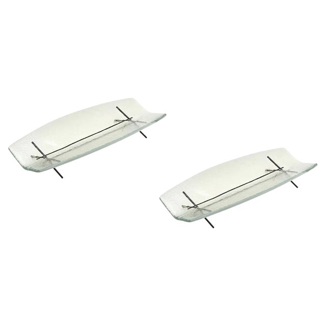 Hakou D Trays by Mason Editions, Set of 2 For Sale