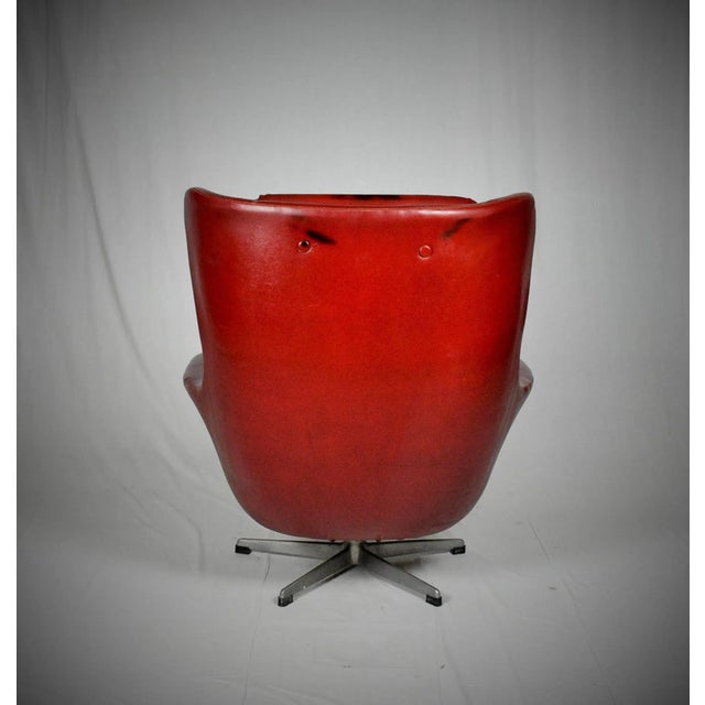 Leather Swivel Armchair from UP Závody, 1965 For Sale - Image 9 of 12