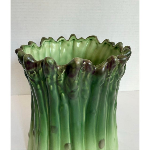 Ceramic Barbara Eigen Farm Stand Asparagus Vessel for Williams-Sonoma, 2012 For Sale - Image 7 of 9