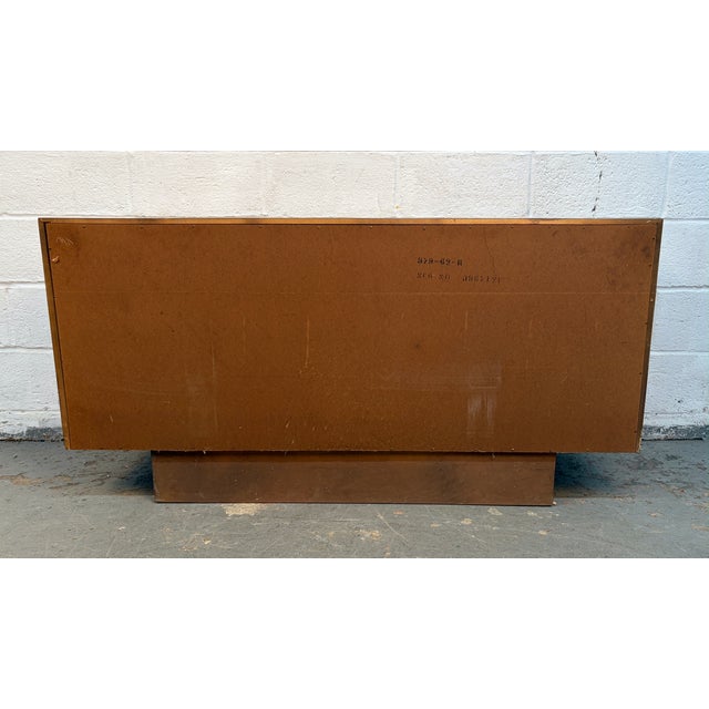Lane "Tower Suite" Mid-Century Walnut and Rosewood Sideboard For Sale - Image 16 of 16
