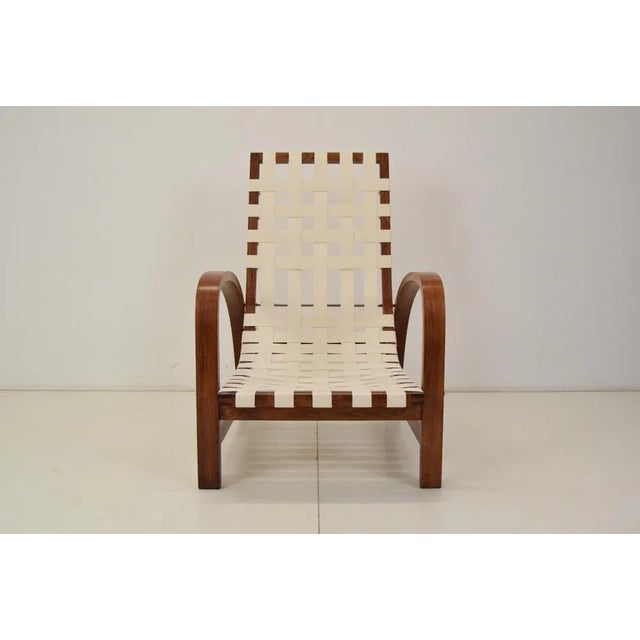 Art-Deco Adjustable Armchair by Jindrich Halabala, 1930s For Sale - Image 4 of 18