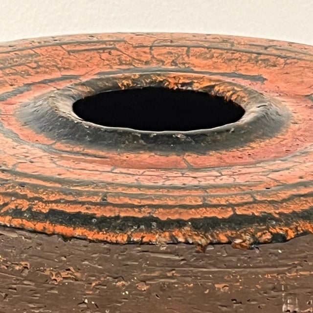 Vintage Italian Ceramic Vase, 1970s For Sale - Image 4 of 9