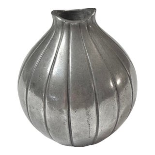 Just Andersen - Copenhagen Denmark 1952 Rare Pewter Vase Designed by Arne Ekers. For Sale