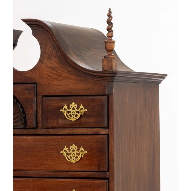 Queen Anne Style Mahogany Highboy For Sale In New York - Image 6 of 11