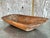 Vintage Boho Hand Carved Dough Bowl For Sale - Image 11 of 12