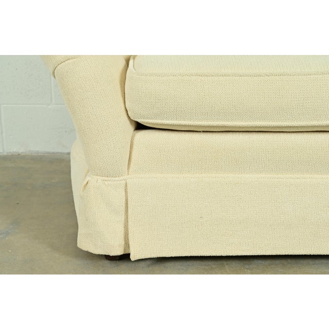Baker Furniture Mid-Century Hollywood Regency Tufted Sofa or Loveseat, Circa 1960s For Sale - Image 9 of 14