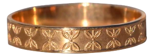 The Folio: Vintage Yellow Gold Band with Foliage