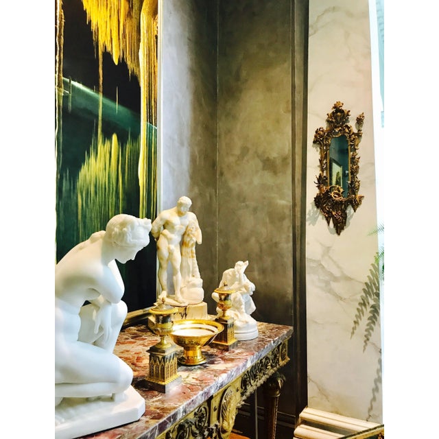 Giltwood Mirrored Wall Sconces For Sale - Image 4 of 8