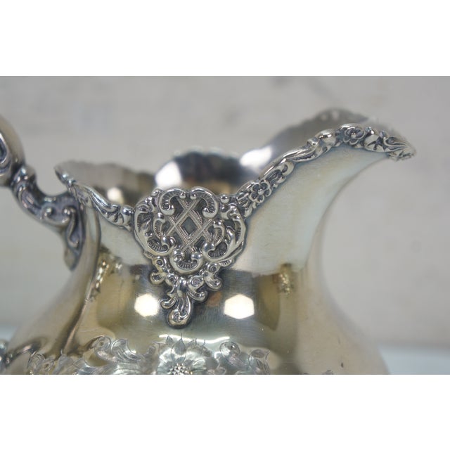Silver Late 20th Century 5 Pc Mid Century Poole Silverplate 931 Tea Set Teapot Coffee Pot Cream Sugar Pitcher For Sale - Image 8 of 18