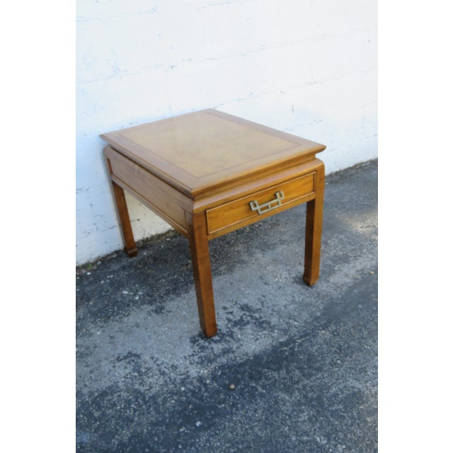 Century Furniture Hollywood Regency Pair of Side End Tables 6262 For Sale - Image 11 of 15