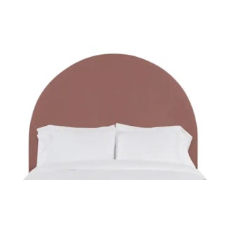 Poppy California King Headboard, Blush Velvet For Sale
