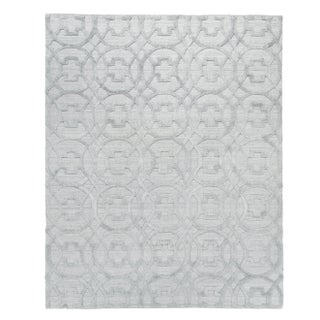 Wellington Silver Hand loom Wool Area Rug - 12'x15' For Sale