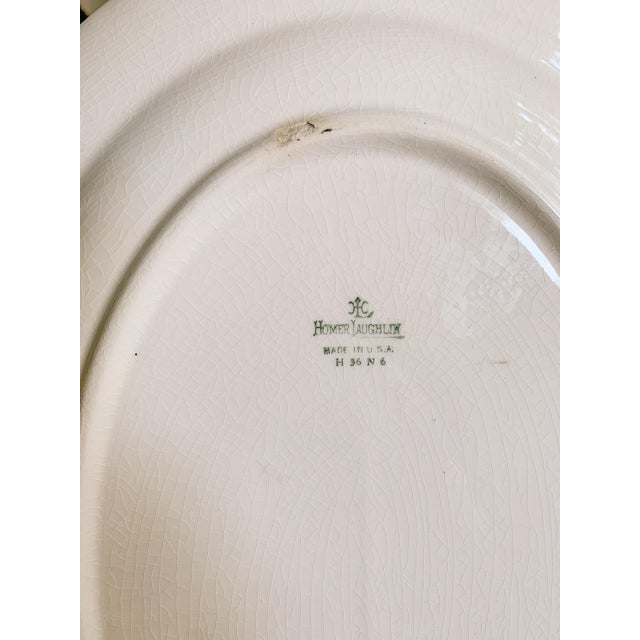 1930s Homer Laughlin Laurel Leaf Serving Platter For Sale In Dallas - Image 6 of 9