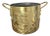 Antique Victorian Circular Brass Coal Bucket, 1880s For Sale