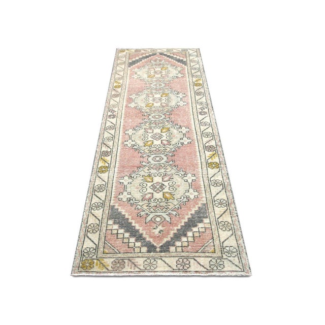 1960s 1960s Turkish Oushak Runner For Sale - Image 5 of 5