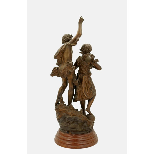 Ernest Rancoulet, Allegory of Progress, 1890s, Metal For Sale - Image 3 of 7