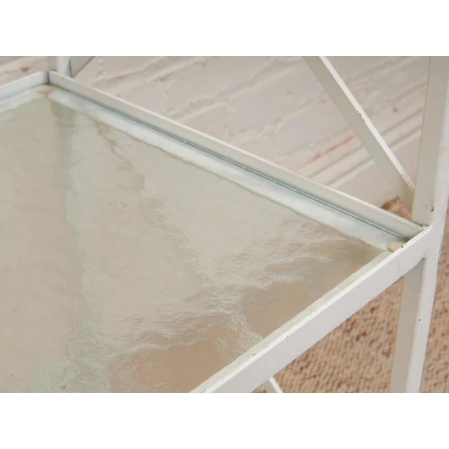 Vintage White Plant Shelf For Sale - Image 12 of 12
