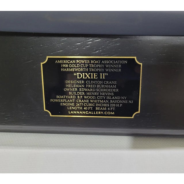 Half Model of the Gold Cup Racer DIXIE II For Sale In Boston - Image 6 of 12