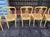 Provençal Louis XV Style Cane Chairs in Pale Yellow Wood, 1960s, Set of 6 For Sale - Image 3 of 6