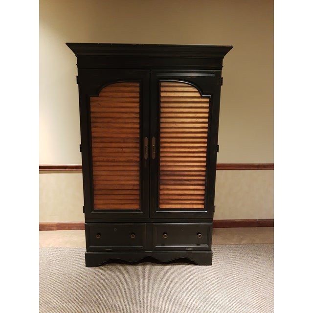 Lane Venture Excursions Rubbed Black Chest Chairish