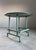 Postmodern Green Marble Postmodern Center Table With Teal Steel Base For Sale - Image 3 of 15