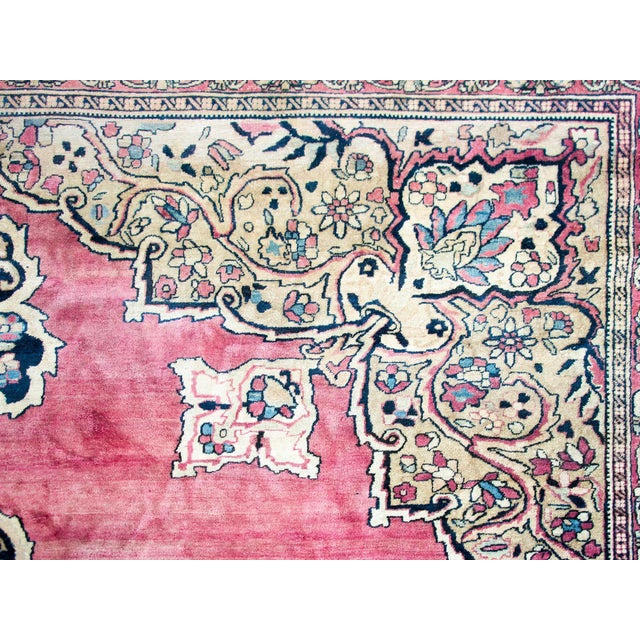 Late 19th Century Persian Lavar Kirman Rug For Sale - Image 15 of 15
