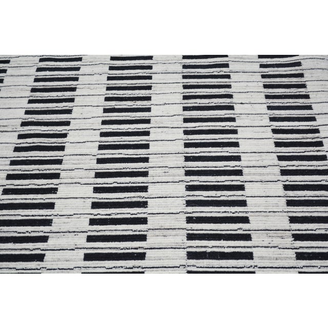 Contemporary Contemporary Indian Modern Hand Loom Wool Rug, 12'x15' For Sale - Image 3 of 6