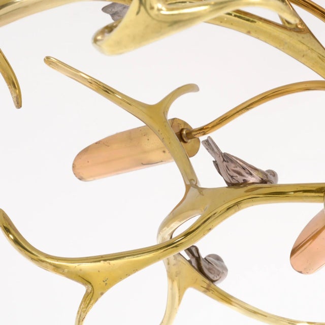 Brass Branches Chandelier by Willy Daro, 1970s For Sale - Image 16 of 18