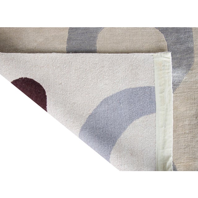 Vintage Tibetan Rug For Sale - Image 4 of 15
