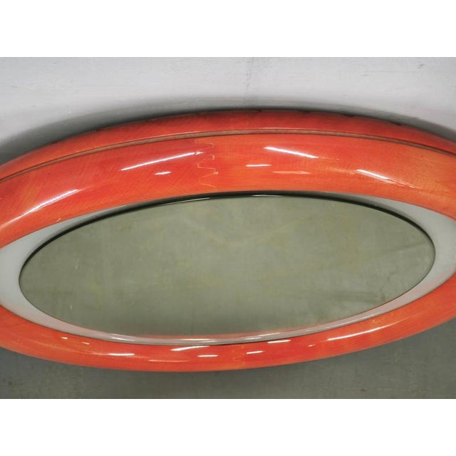 Italian Space Age Illuminated Round Wall Mirror, 1970s For Sale - Image 6 of 13