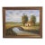 Vintage Oil on Canvas Painting of Farmhouse by Y.Zade For Sale