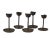 Chinese Vintage Oil Burner or Candle Holder, Set of 5 For Sale - Image 3 of 8