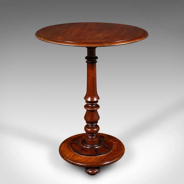 Mid 19th Century 1830s Antique Tilt Top Wine Table For Sale - Image 5 of 11